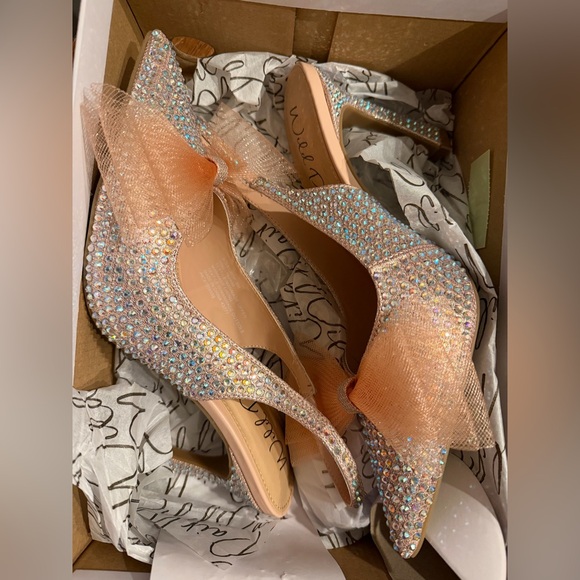 Wild Pair “Alegro” Bow Slingback Heels in Pinkesque, 8M Macy’s Exclusive, NIB - Picture 6 of 15